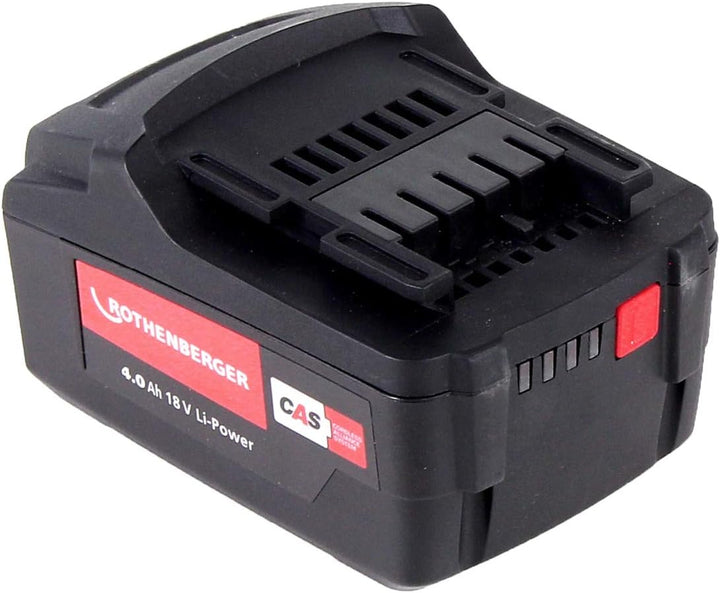 ROTHENBERGER 1000001653 RO BP18/4 Wiederaufladbar Li-HD Akku, 4Ah Kapazität, 18V