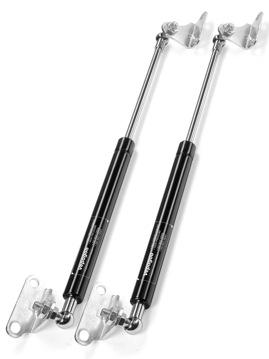 Vepagoo 580MM 890N 90KG Gasdruckfedern, 58CM möbel stossdämpfer Regelbar Halterung Schwerlast Hydrau