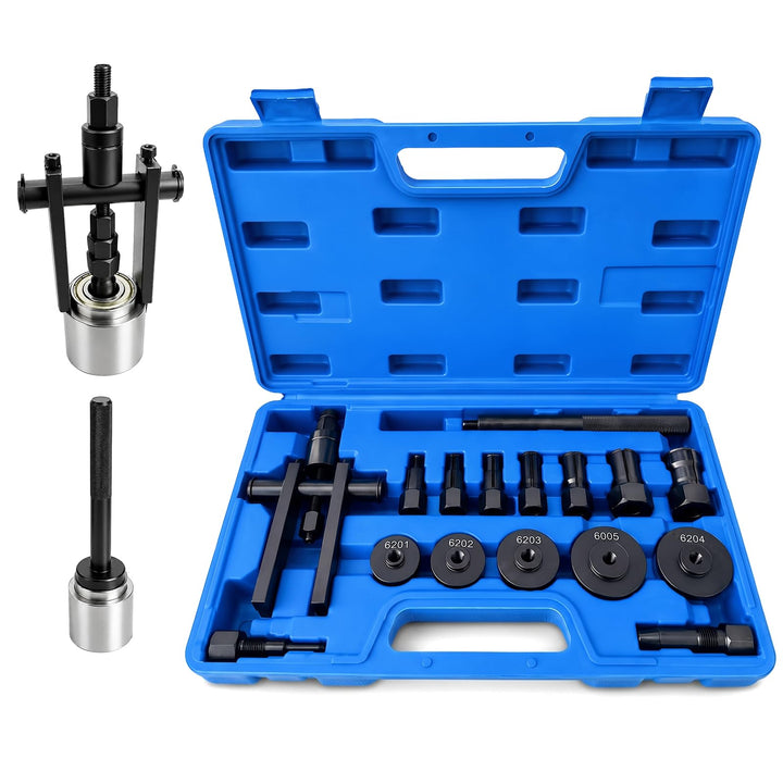 16PCS Fahrrad Innenlager Abzieher mit Zweiarmigem Abzieher Sackloch Innen Lagerabzieher Radlager Abz