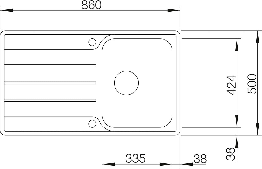 BLANCO LEMIS 45 S-IF | Edelstahl | Einbauart: Einbau von Oben &amp; Flächenbündig | reversibel | mit Abl