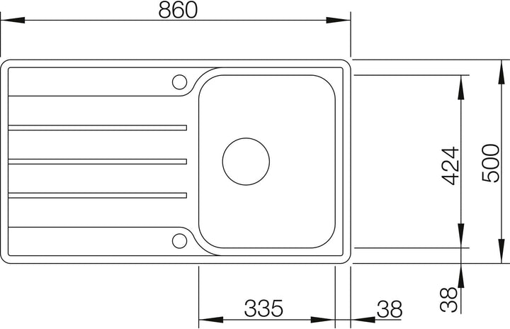 BLANCO LEMIS 45 S-IF | Edelstahl | Einbauart: Einbau von Oben &amp; Flächenbündig | reversibel | mit Abl
