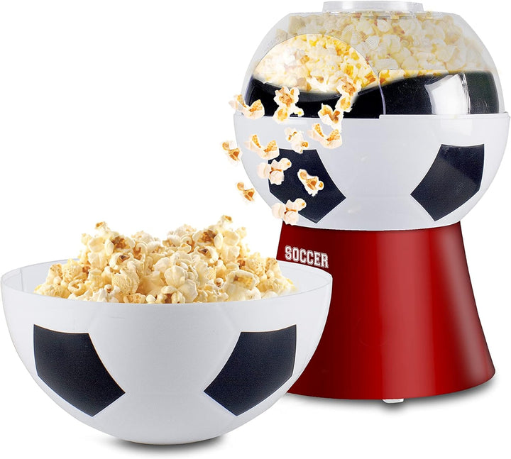 BEPER P101CUD051 Popcorn Maschine 'Football Edition' - Popcornmaschine Fettfreies in 3 Minuten,