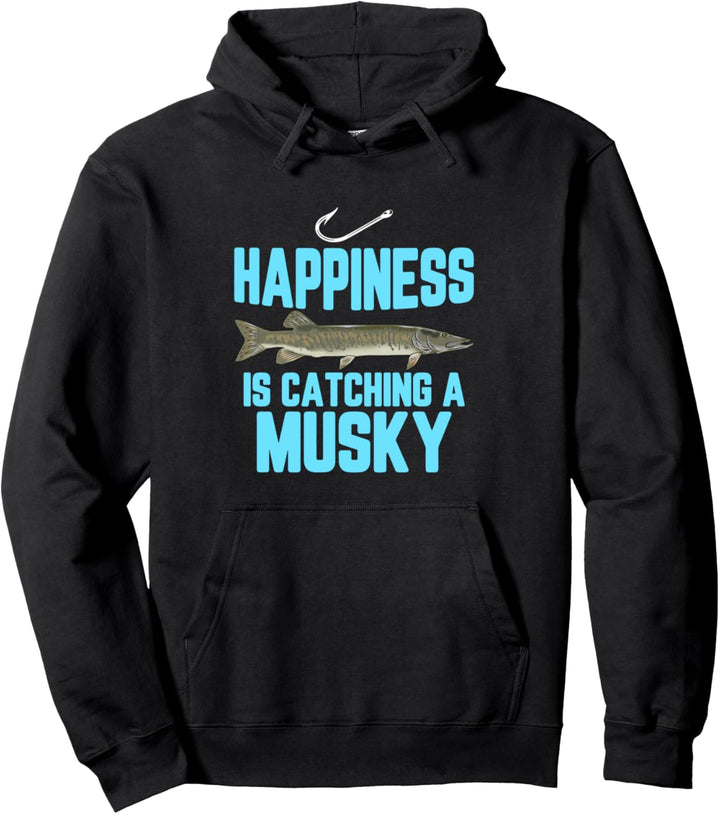 Lustiges Moschusfischangeln, Muskellunge Süsswasserfischangel, Geschenk Pullover Hoodie