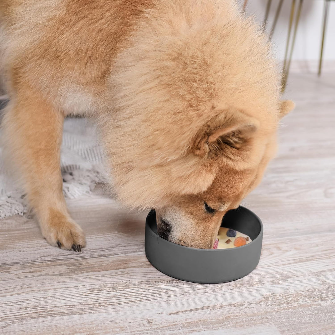ne&amp;no® Silikon Fressnapf 1200 ml für kleine und mittelgrosse Hunde | Futternapf Hund rutschfest | Hu