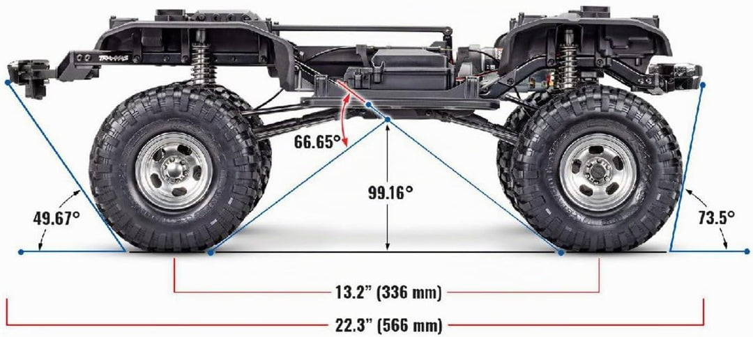 TRAXXAS Crawler TRX-4 RTR 79 Ford F150 schwarz 1/10 Brushed ohne Akku/Lader 4WD High-Trail