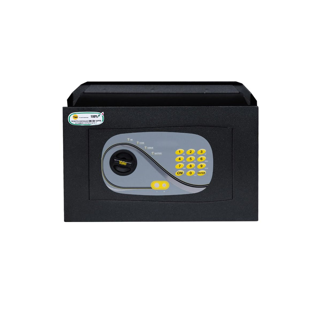 YALE Serie 326 Zertifizierter Safe Digitaler Wandtresor, Schwarz