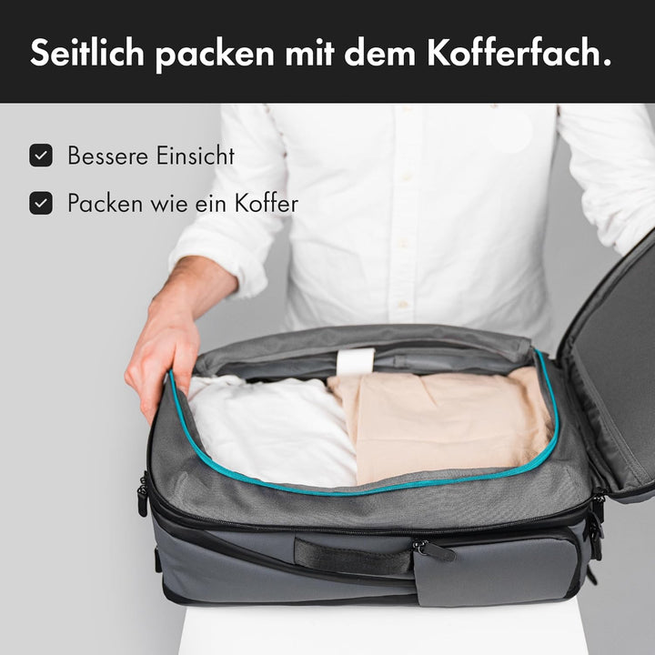 onemate Rucksack Backpack Pro 2 (Herren und Damen) Vielseitig und Durchdacht 22L Space-grey, Space-g