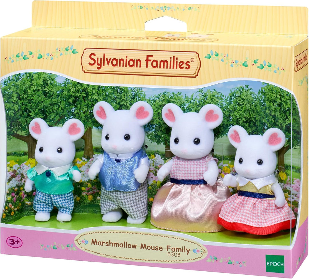 Sylvanian Families 5308 Marshmallow Mäuse Familie - Figuren für Puppenhaus