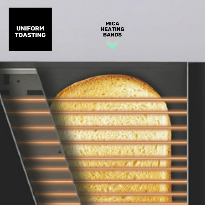Taurus - Toaster Mytoast II Legend | 900W | 2 Schlitze | 7 Bräunungsstufen | Auftauen, Aufwärmen & A