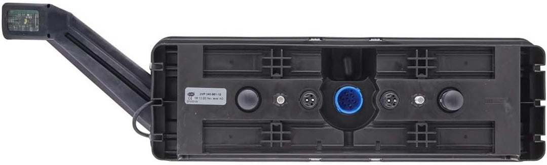 HELLA - Heckleuchte - Hybrid - 24V - Anbau/geschraubt - Lichtscheibenfarbe: glasklar - Stecker: Easy