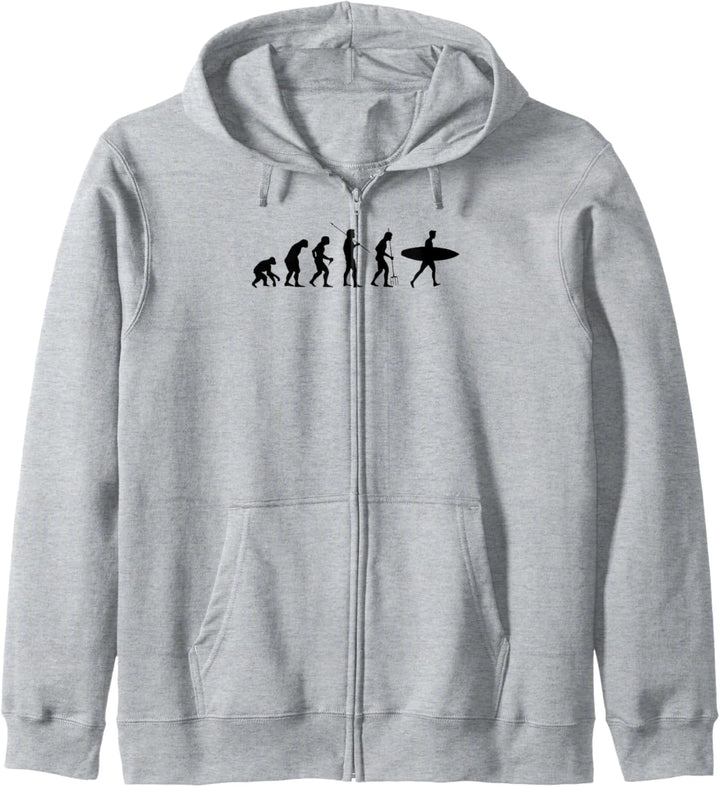 Surfer Evolution Retro Windsurfen Kiteboarder Surfen Kapuzenjacke