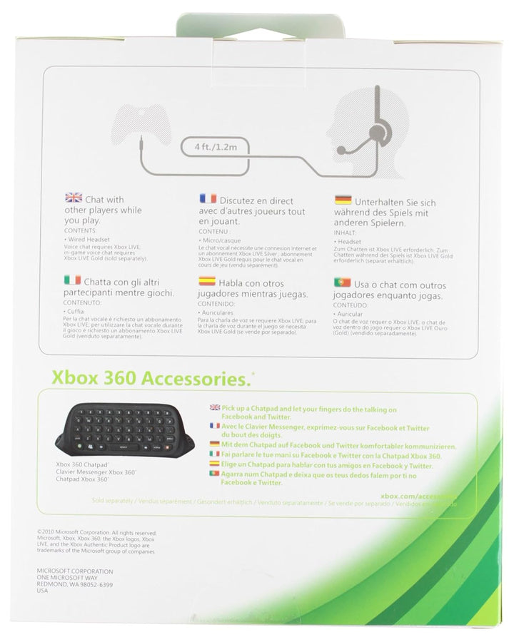 Microsoft Xbox 360 Headset (schwarz)