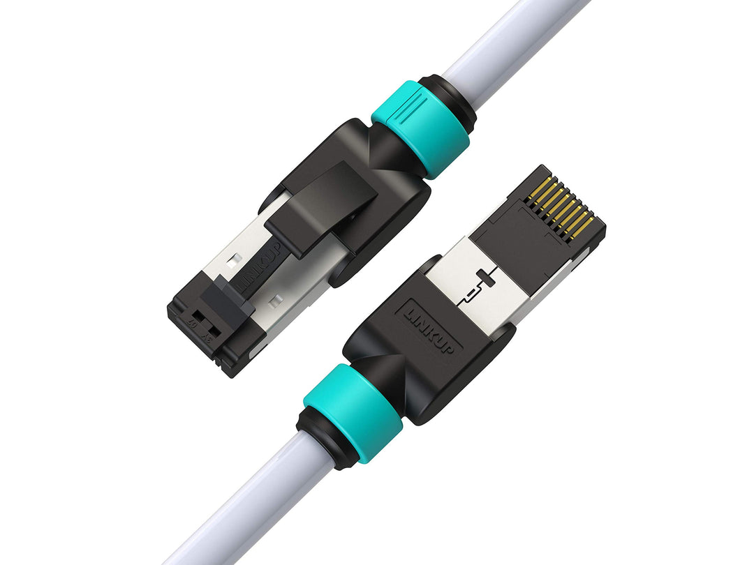 LINKUP - Getestet mit Versiv┃Cat7 Ethernet Patchkabel - 2280cm (1er Pack) 10G Doppelt geschirmt RJ45