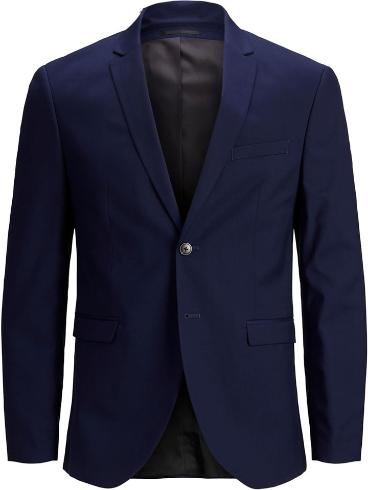 JACK & JONES Male Einreihiger Blazer JPRFRANCO Super Slim Fit Blazer 46 Medieval Blue, 46 Medieval B