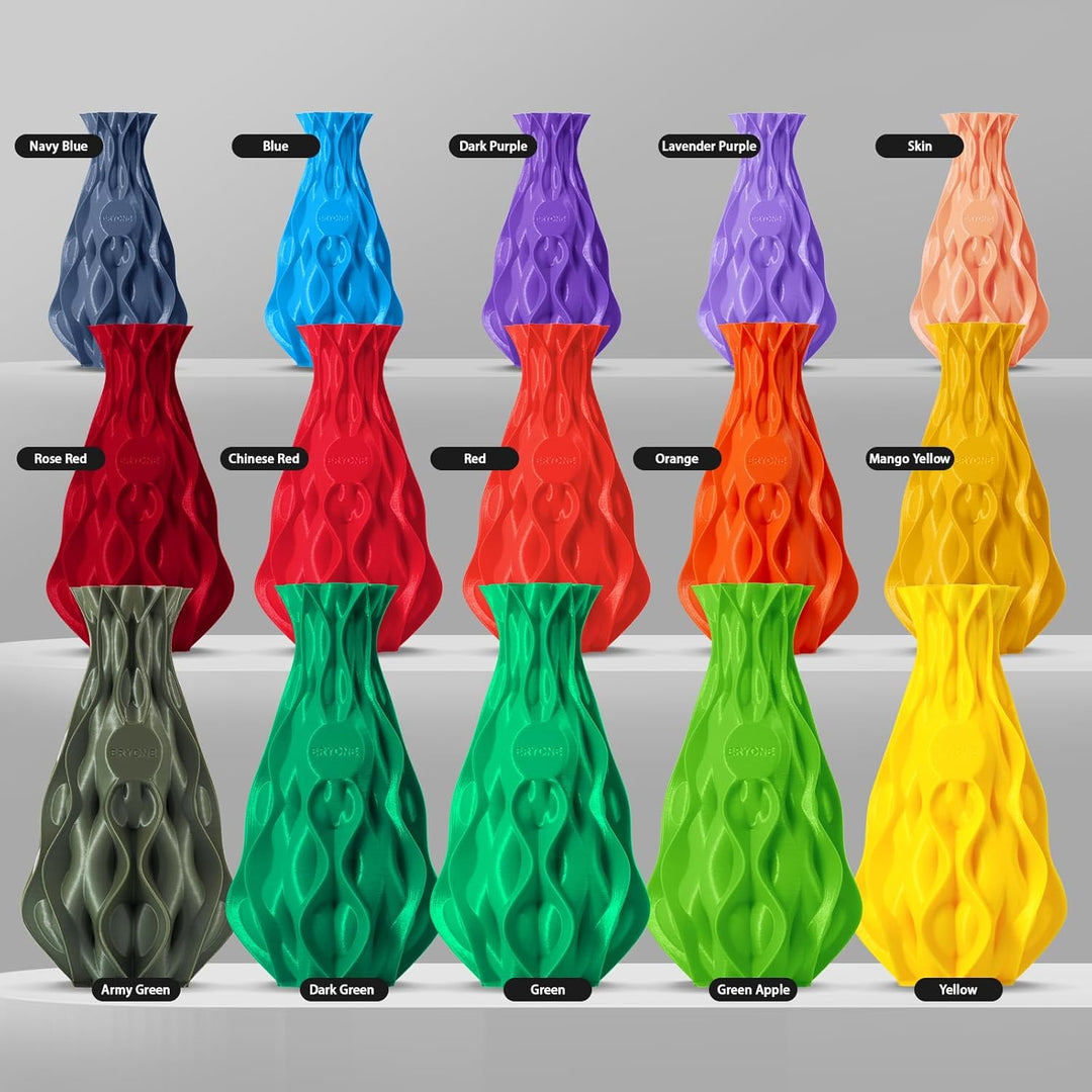 ERYONE PLA Filament 1.75 mm, 3D Drucker Filament PLA, Massgenauigkeit +/- 0,03 mm 1 kg/Spule, Grün A