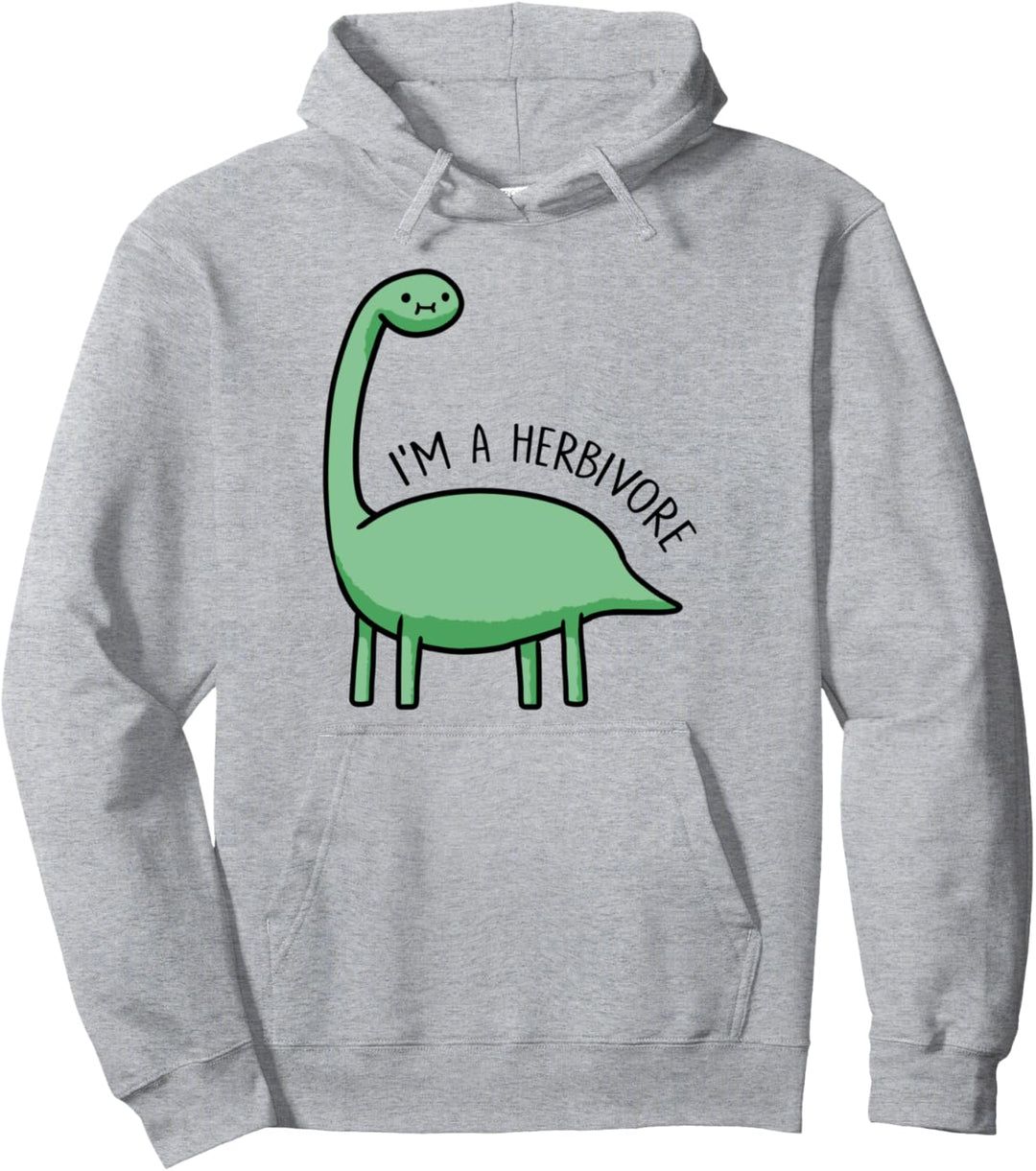 I'm A Herbivore Brachiosaurus Dinosaur Cute Bronto Dino Gift Pullover Hoodie