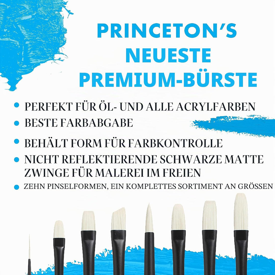 Princeton Tec ASPEN, Series P6500, Pro Set mit 4 Pinseln Gr. 4 Set, Gr. 4 Set