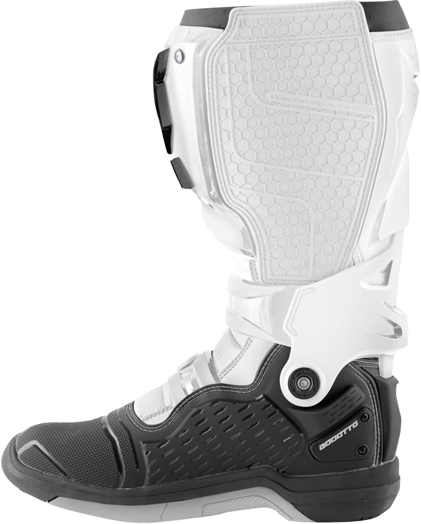 Bogotto MX-7 G Motocross Stiefel, schwarz/weiss, 39 39 EU Schwarz Weiss, 39 EU Schwarz Weiss