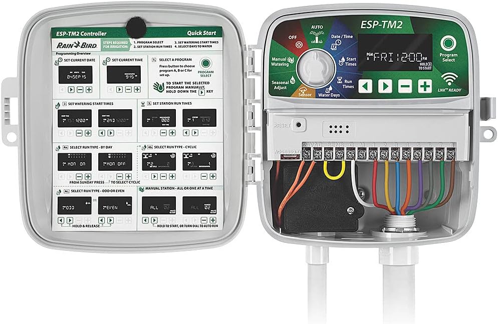 RAIN BIRD 890391 ESP-TM2-Programmierer, 230 V, 6 Stufen, weiss