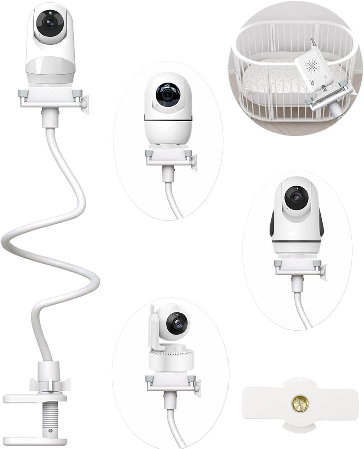 Derebir Babyphone Halterung Kamera Halterung Compatible with HelloBaby HB66/HB6550/HB6339/HB6233/HB4