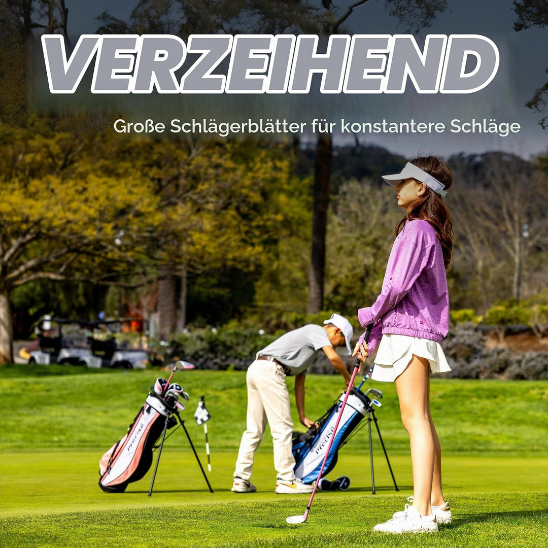 Markantes Junior-Golfschläger-Set für Linkshänder im Alter von 3 bis 5 Jahren (Höhe 90 bis 90 cm), n
