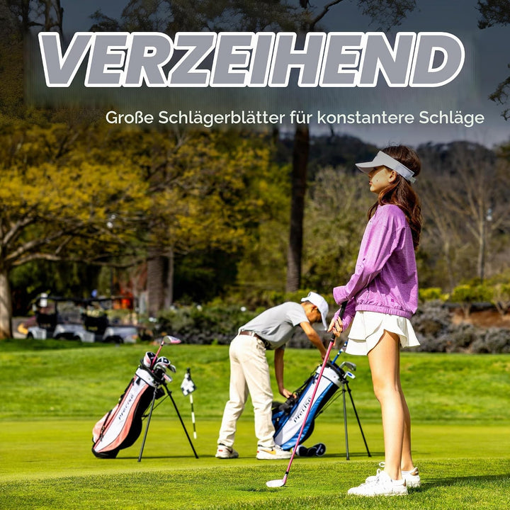 Markantes Junior-Golfschläger-Set für Linkshänder im Alter von 3 bis 5 Jahren (Höhe 90 bis 90 cm), n