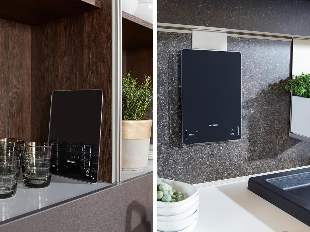 Soehnle Page Profi 100, digitale Küchenwaage, schwarz, Gewicht bis zu 15 kg (1-g-genau), Haushaltswa