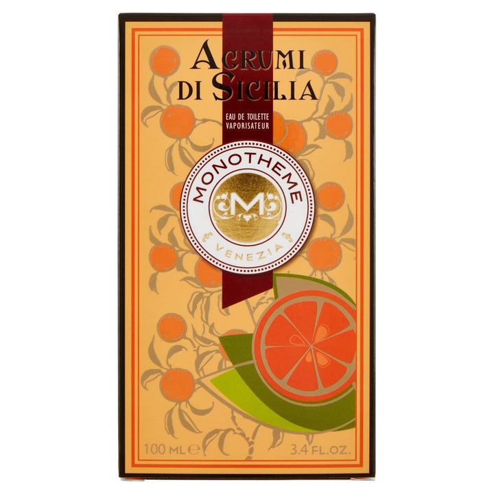 Monotheme Venezia Fine Fragrances, Agrumi di Sicilia eau pour femme/homme, Eau de Toilette, 100 ml