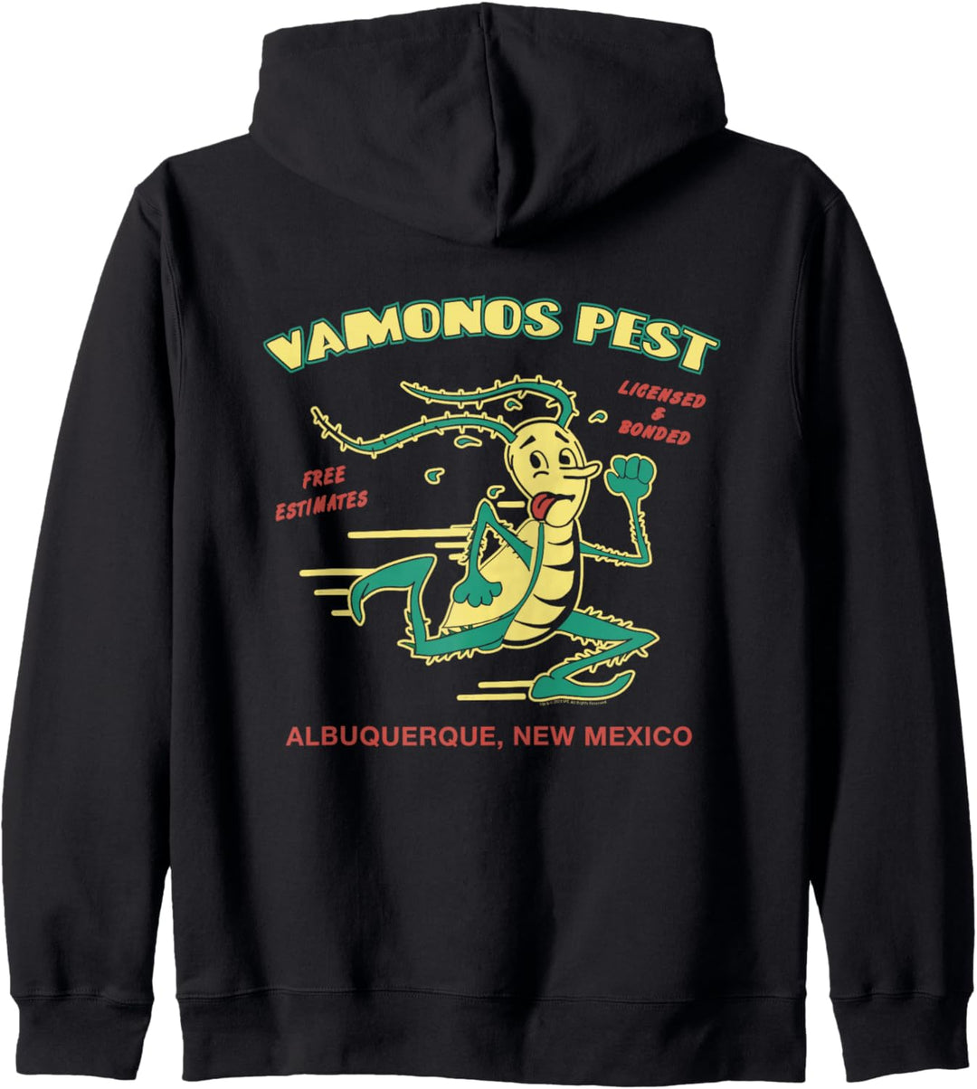 Breaking Bad Vamanos Pest Rückseitendruck Kapuzenjacke