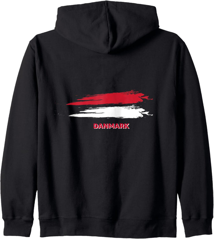Flagge Danemark Kapuzenjacke