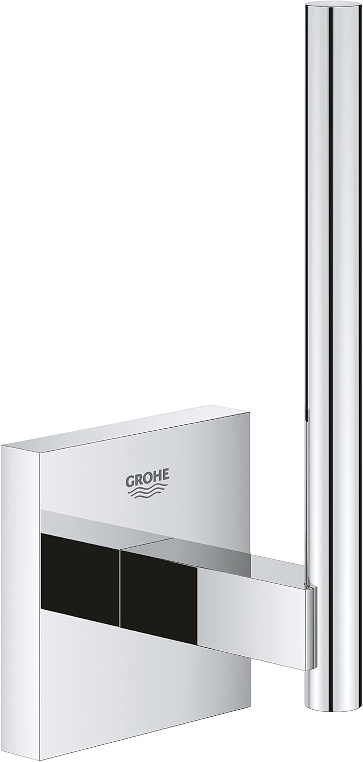 GROHE Start Cube - Reservepapierhalter (Wandmontage, verdeckte Befestigung, Material: Metall), Chrom