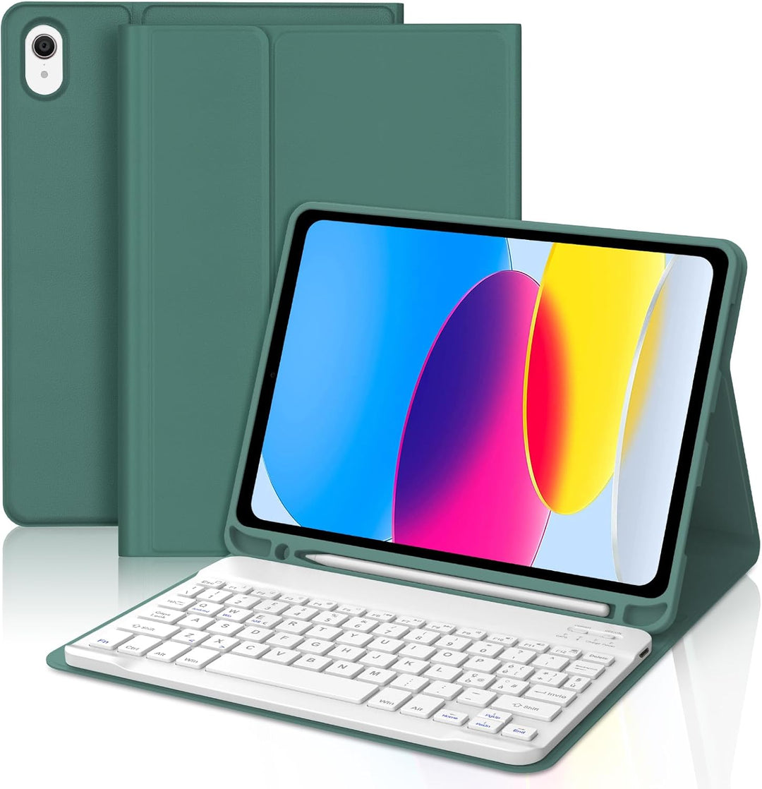 AVNICUD Tastatur für iPad 10 Generation 2022 10.9"/11 Generation 2025 A16 11 Zoll, Hülle mit Tastatu