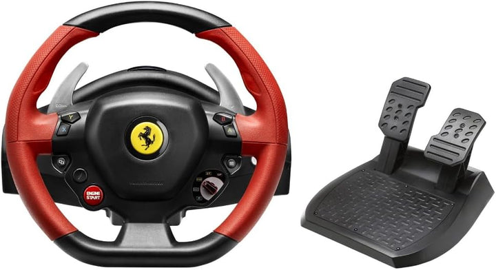 Thrustmaster Ferrari 458 Spider Racing Wheel - Realistisches Rennlenkrad mit offizieller Ferrari-Liz