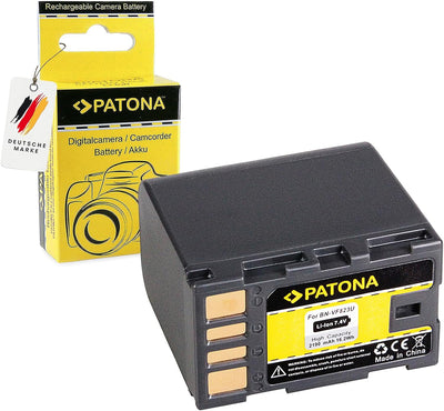 PATONA Set 3in1 Ladegerät mit Akku BN-VF823 / BN-VF823U kompatibel mit JVC GR-D750 GR-D760 GR-D770 G