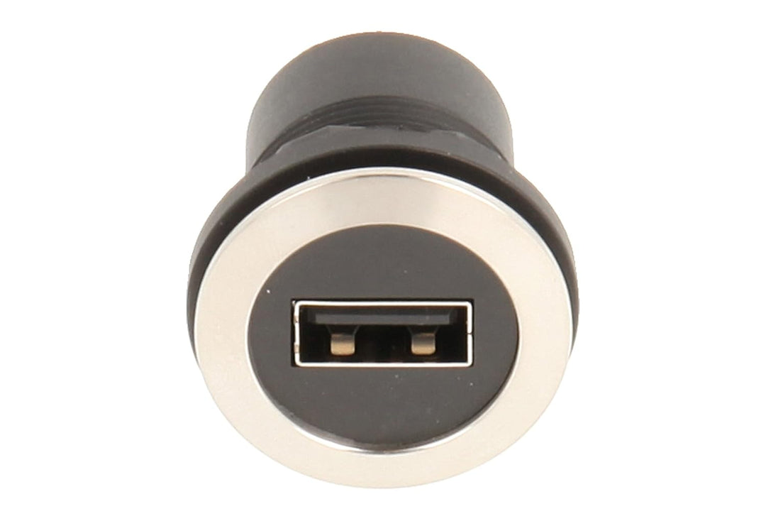 Schlegel 23.001.559 USB-Buchse Edelstahl, 1x USB-Buchse Typ A, 1x USB-Buchse Typ B, Edelstahl
