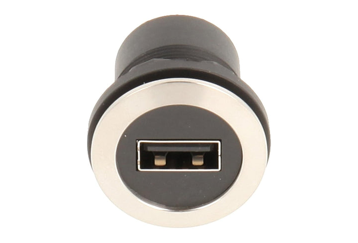 Schlegel 23.001.559 USB-Buchse Edelstahl, 1x USB-Buchse Typ A, 1x USB-Buchse Typ B, Edelstahl
