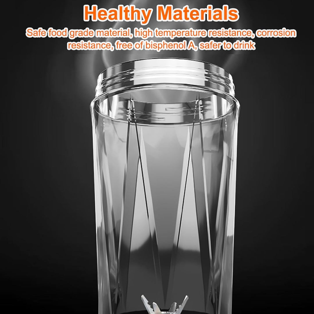 Smoothie Maker,Tragbarer Mixer/Blender 700ml,Leistungsstarker Mini Mixer To Go,6000 mAh Batterie,Por