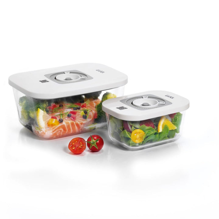 Laica Smart Vakuumbehälter aus Glas für 0,5 l und 1,5 l, VT3306