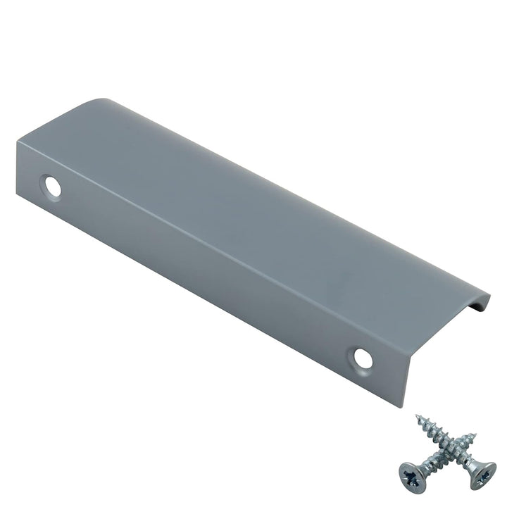 M4TEC Verdeckte Fingerzug-Griffe aus Metall Kantendesign Moderne Küchentürgriffe Schrankzuggriffe Sc