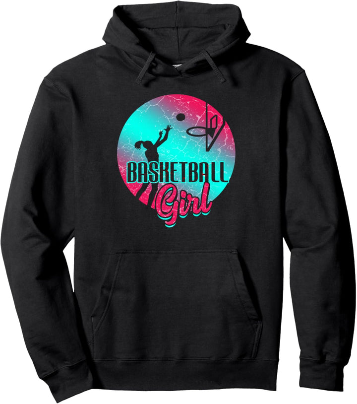 Schulsport Basketballspieler Basketball Mädchen Pullover Hoodie