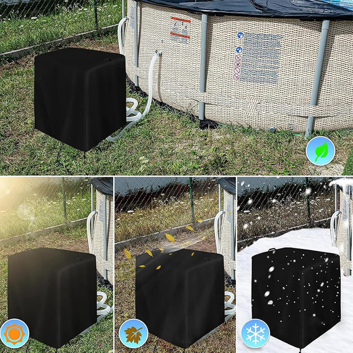 Poolpumpe Abdeckung Poolfilter Abdeckung Abdeckung Für Sandfilteranlage Pool Robustes Poolpumpengehä