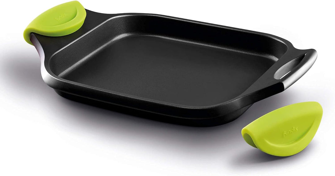 FUNDIX F3-IP35 Grillpfannen, Aluminium, Schwarz 35 cm, 35 cm