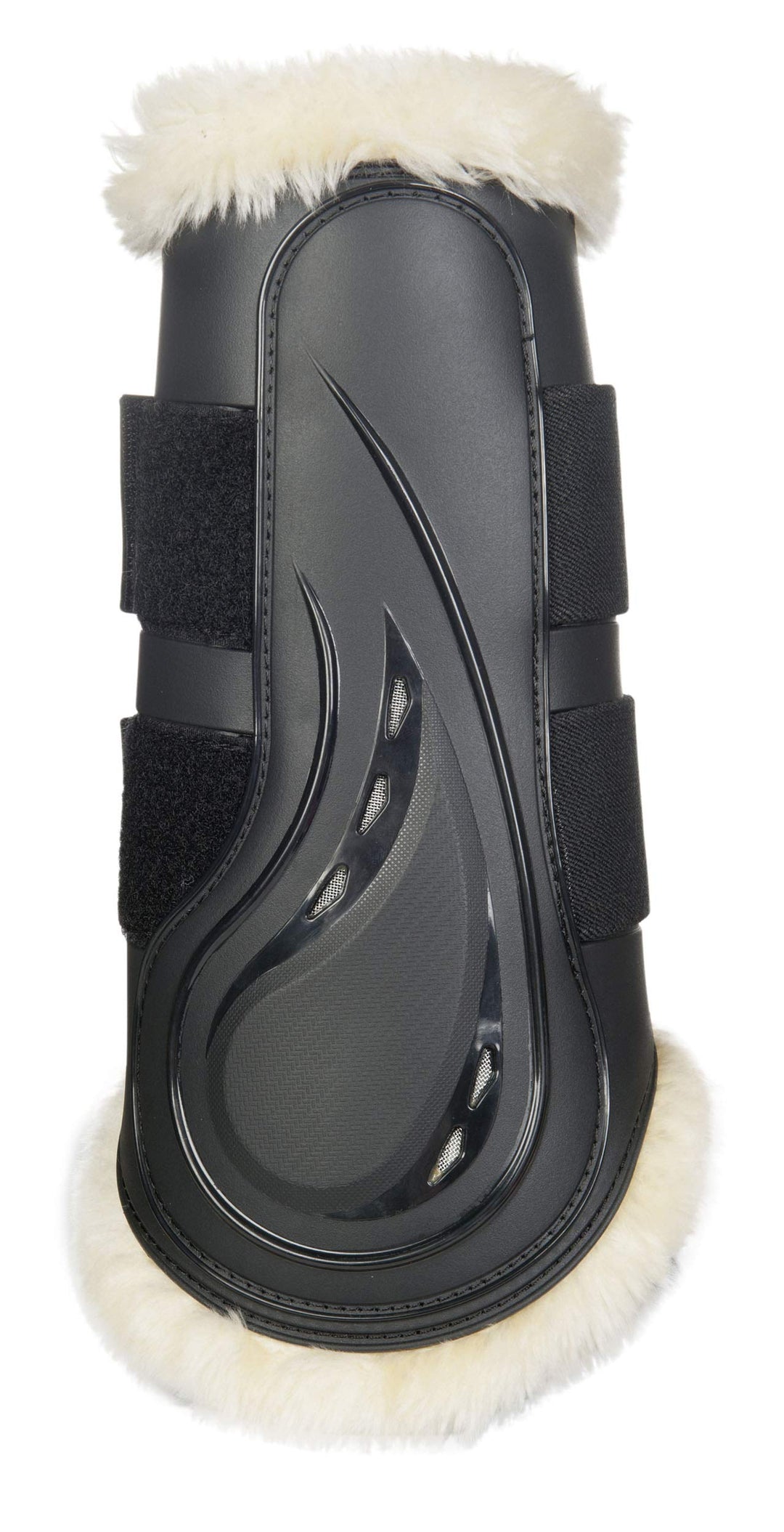 HKM Dressur Gamaschen -Comfort- mit Schlagschutz Schwarz XL, Schwarz XL