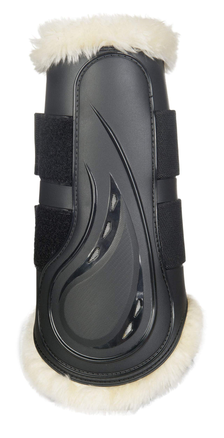 HKM Dressur Gamaschen -Comfort- mit Schlagschutz Schwarz XL, Schwarz XL