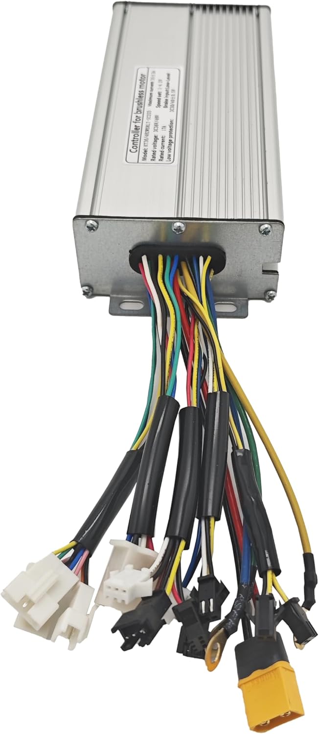 KT 35A 36V/48V Dual-Modus-E-Bike-Controller mit Rechteckwelle und LCD-Display, Unterstützt Sensorlos