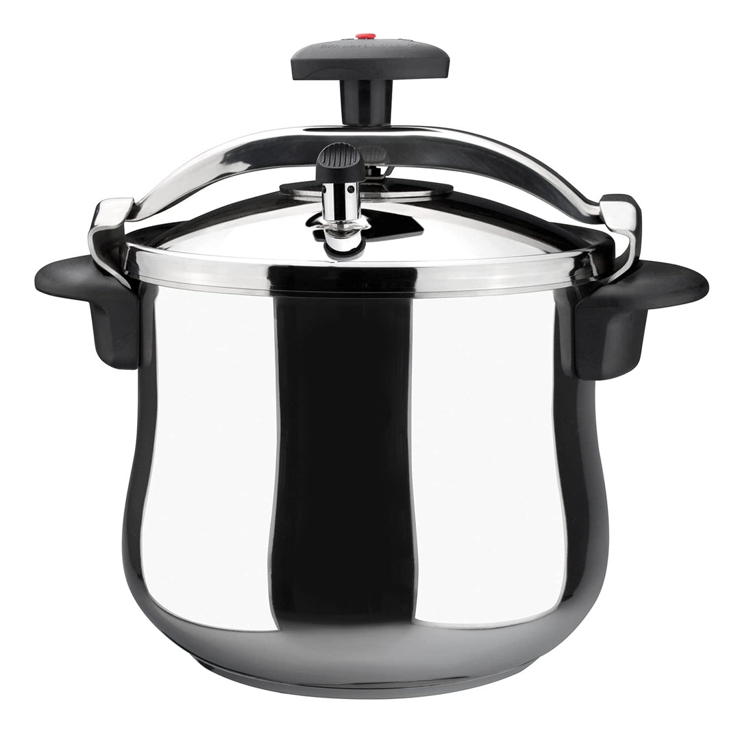 MAGEFESA 01OPSTABO08 Traditioneller Schnellkochtopf Modell Star Pumpbeed 8L, Metall, gepumpt, 25.1 c