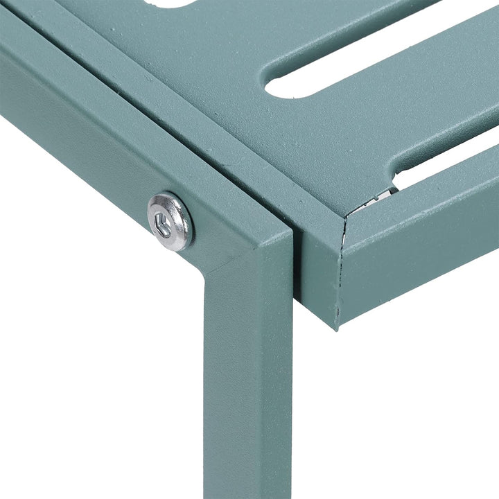 Wakects Pflanzenregal, Blumenregal für den Innenbereich aus Metall mit Rollen, dekoratives Regal für