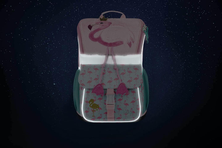 Baagl Schulranzen Mädchen Set 5 Teilig - Zippy Schultasche ab 1. Klasse - Grundschule Ranzen mit Bru