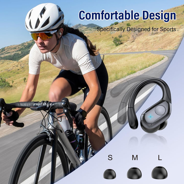 Bluetooth Kopfhörer Sport, 75H In Ear Kopfhörer Kabellos Bluetooth Ohrhörer | HiFi Stereo, 4 HD ENC