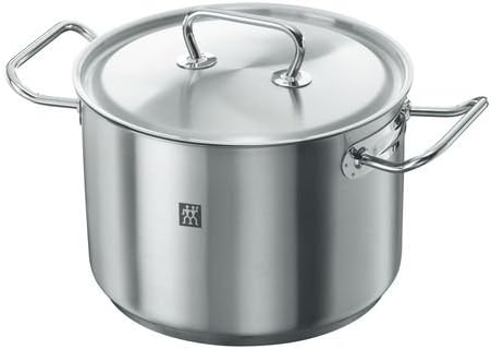 ZWILLING Twin Classic Kochtopf-Set, 4-teilig, 3 Deckel, Induktionsgeeignet, Edelstahl Single, Single